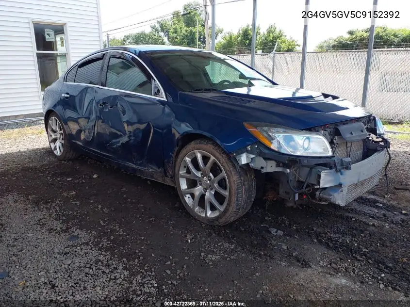 2012 Buick Regal Gs VIN: 2G4GV5GV5C9152392 Lot: 42722369