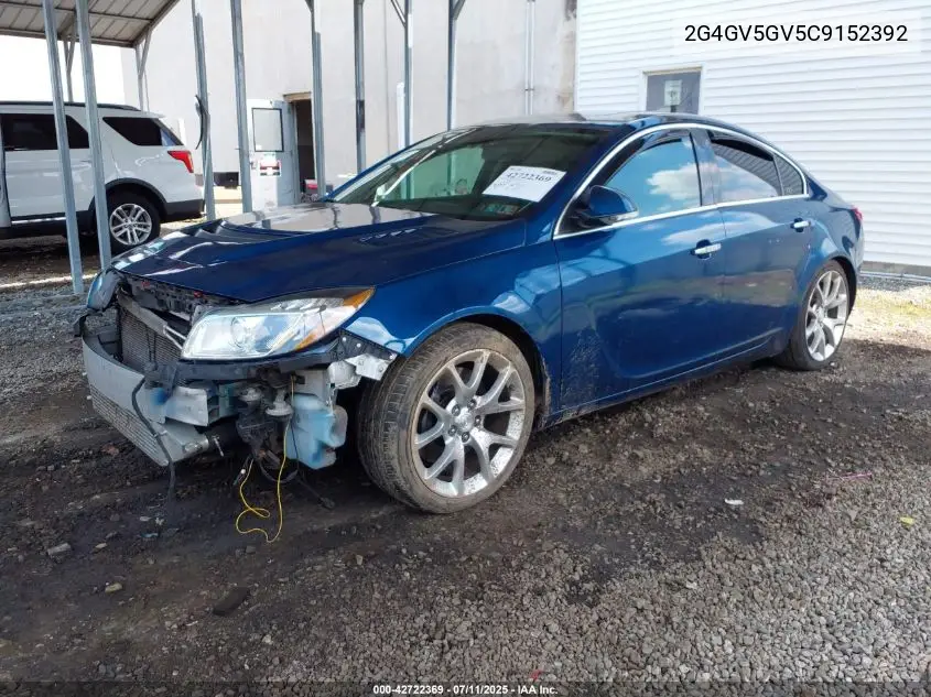 2012 Buick Regal Gs VIN: 2G4GV5GV5C9152392 Lot: 42722369
