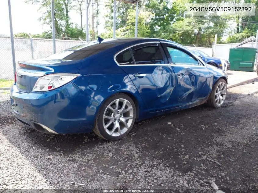 2012 Buick Regal Gs VIN: 2G4GV5GV5C9152392 Lot: 42722369