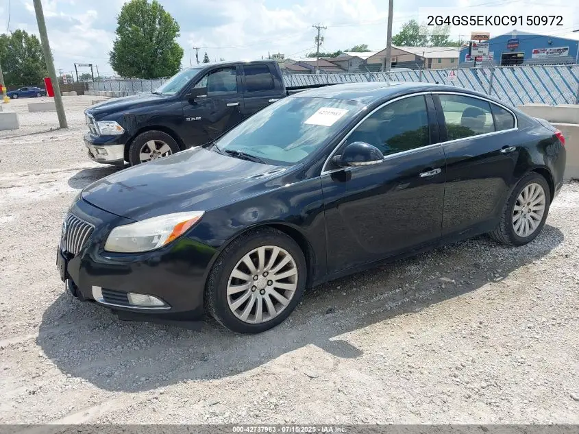 2012 Buick Regal Premium 1 VIN: 2G4GS5EK0C9150972 Lot: 42737983