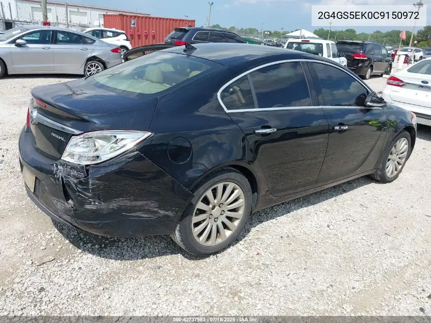2012 Buick Regal Premium 1 VIN: 2G4GS5EK0C9150972 Lot: 42737983