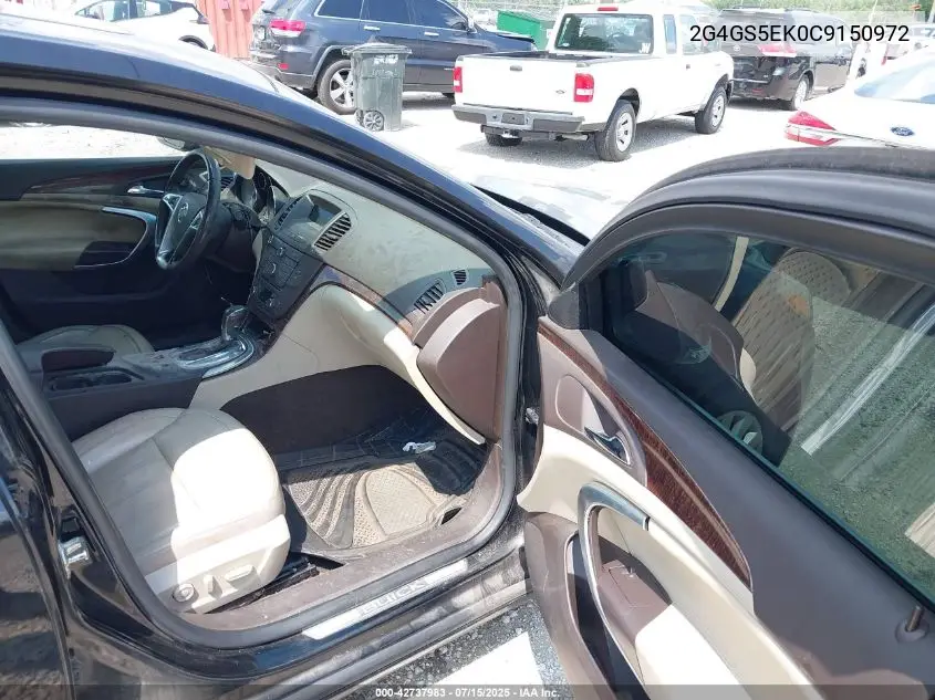 2012 Buick Regal Premium 1 VIN: 2G4GS5EK0C9150972 Lot: 42737983