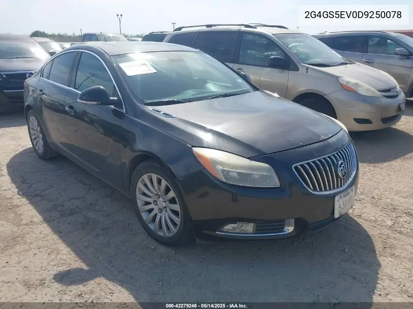 2013 Buick Regal Turbo - Premium 1 VIN: 2G4GS5EV0D9250078 Lot: 42279246