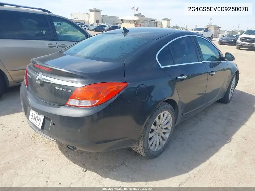 2013 Buick Regal Turbo - Premium 1 VIN: 2G4GS5EV0D9250078 Lot: 42279246