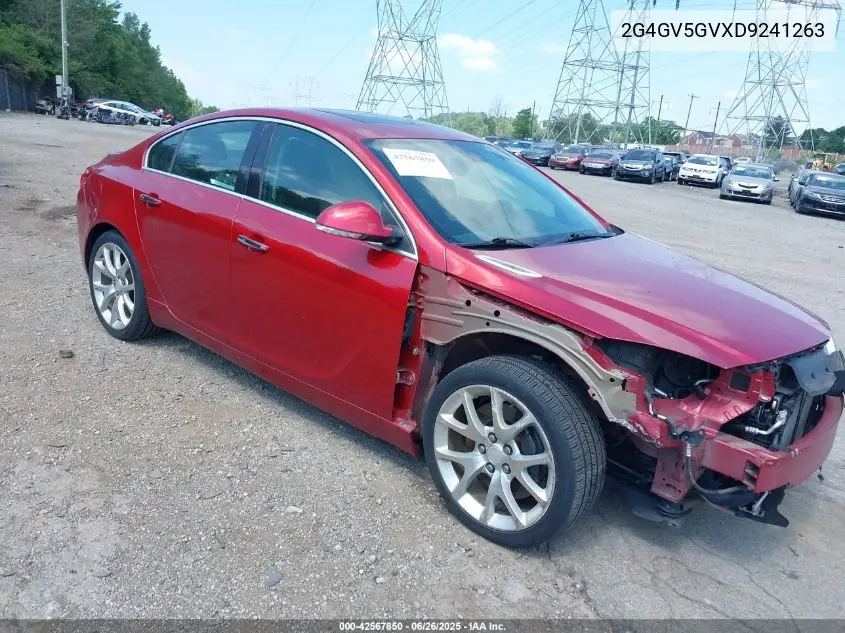 2013 Buick Regal Gs VIN: 2G4GV5GVXD9241263 Lot: 42567850
