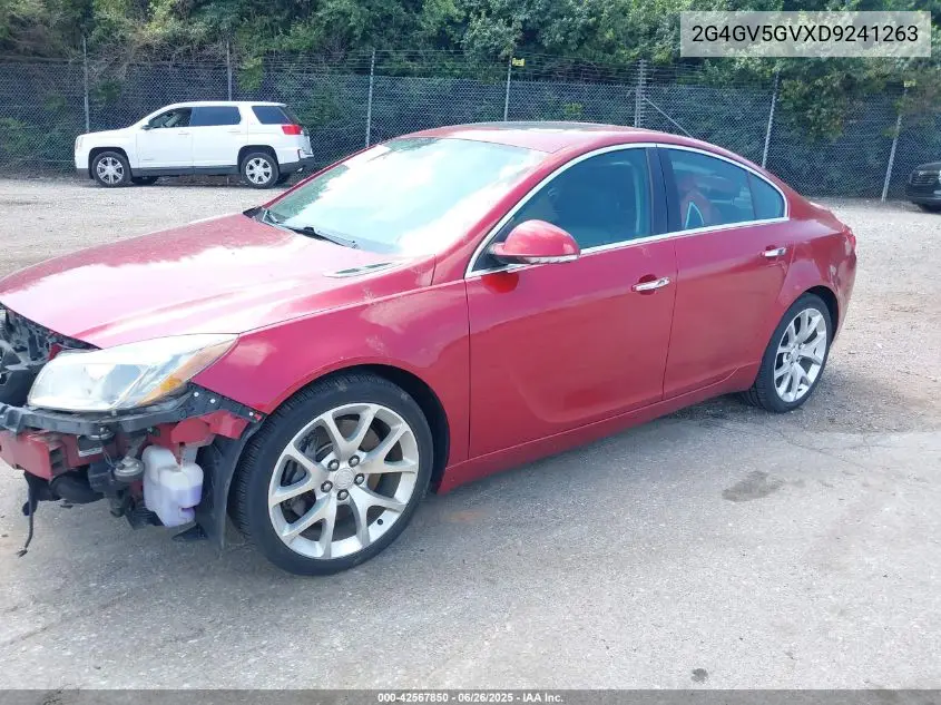 2013 Buick Regal Gs VIN: 2G4GV5GVXD9241263 Lot: 42567850