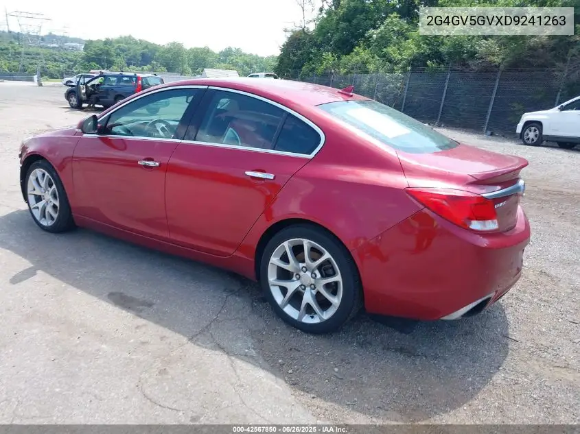2013 Buick Regal Gs VIN: 2G4GV5GVXD9241263 Lot: 42567850