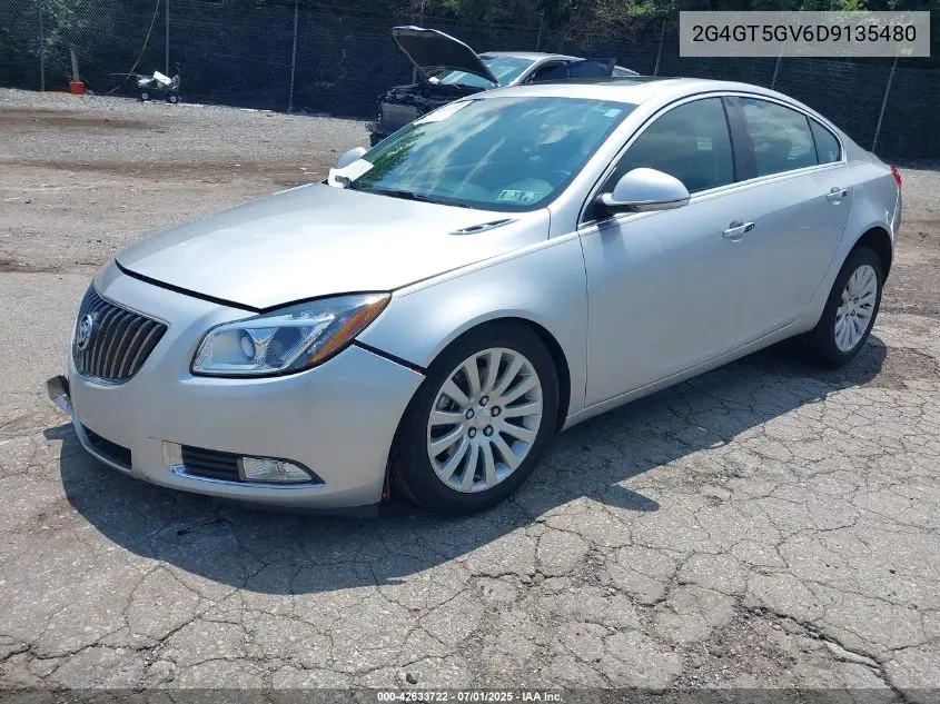 2013 Buick Regal Turbo - Premium 2 VIN: 2G4GT5GV6D9135480 Lot: 42633722