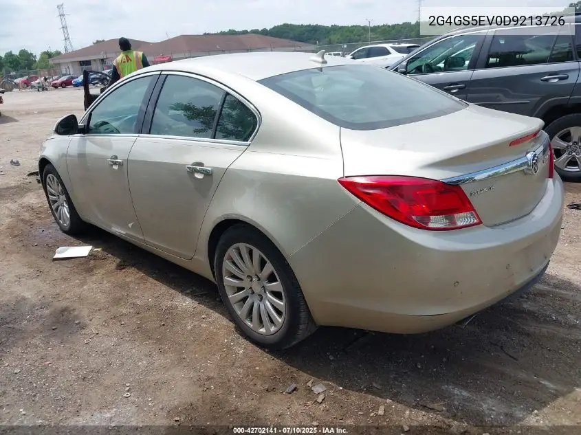 2013 Buick Regal Turbo - Premium 1 VIN: 2G4GS5EV0D9213726 Lot: 42702141