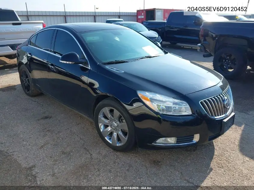2013 Buick Regal Turbo - Premium 1 VIN: 2G4GS5EV6D9120452 Lot: 42716890