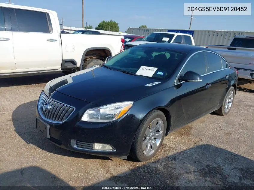 2013 Buick Regal Turbo - Premium 1 VIN: 2G4GS5EV6D9120452 Lot: 42716890