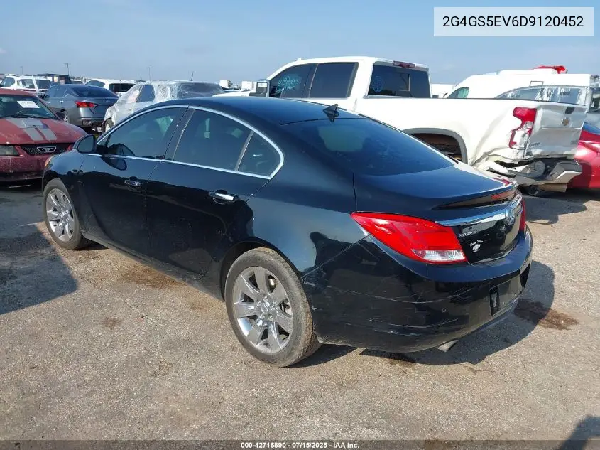 2013 Buick Regal Turbo - Premium 1 VIN: 2G4GS5EV6D9120452 Lot: 42716890