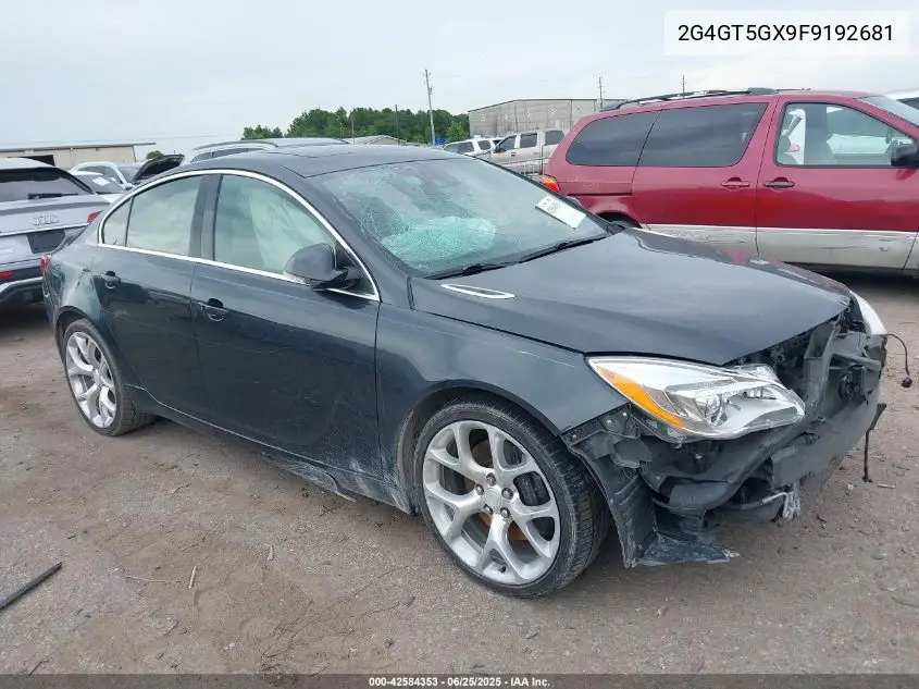 2015 Buick Regal Gs VIN: 2G4GT5GX9F9192681 Lot: 42584353