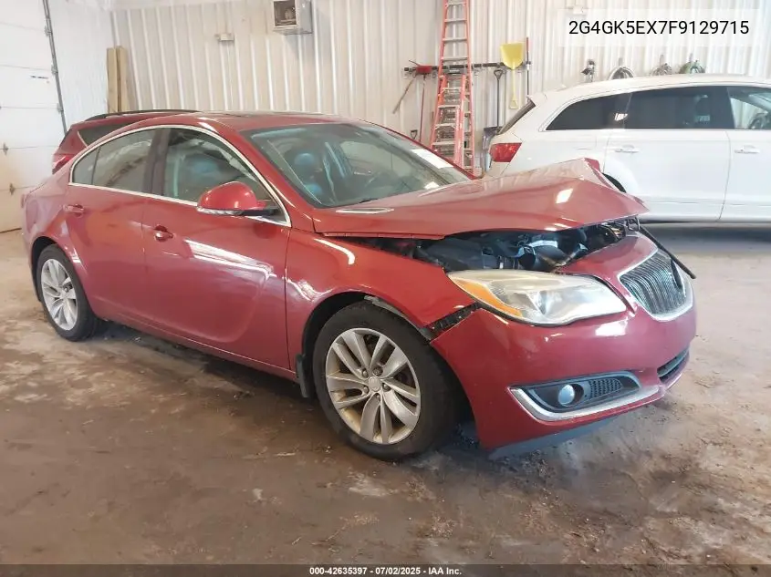 2015 Buick Regal Turbo VIN: 2G4GK5EX7F9129715 Lot: 42635397