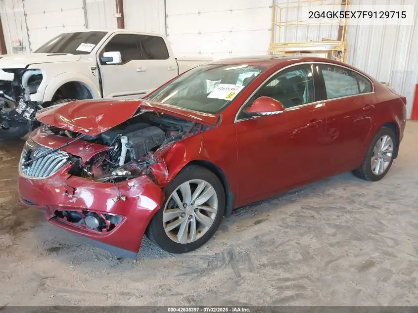 2015 Buick Regal Turbo VIN: 2G4GK5EX7F9129715 Lot: 42635397