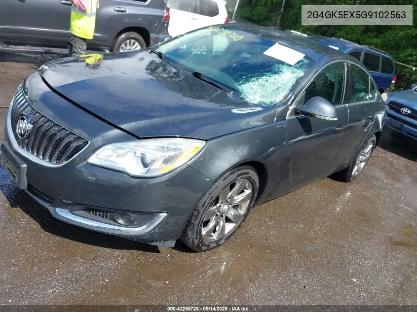 2016 Buick Regal Turbo VIN: 2G4GK5EX5G9102563 Lot: 42258725