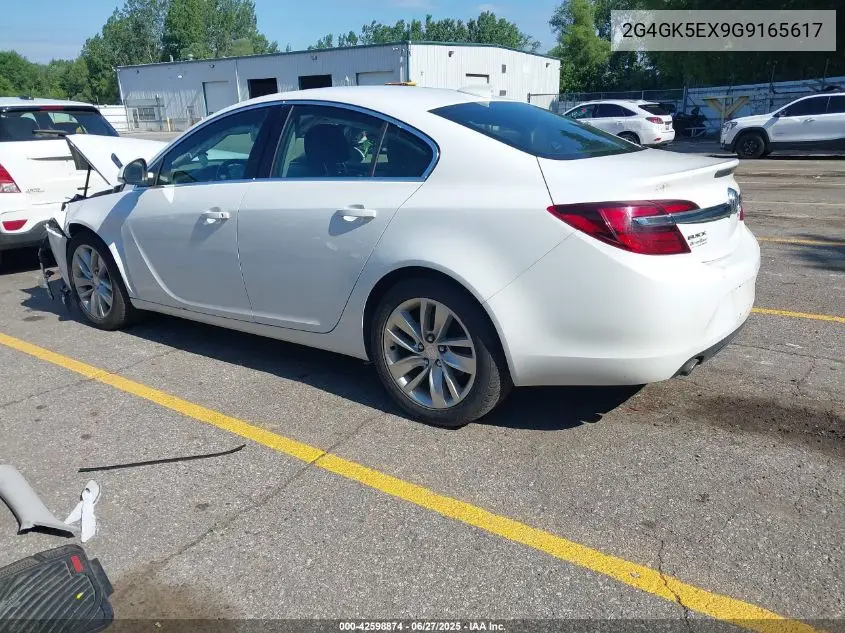 2016 Buick Regal Turbo VIN: 2G4GK5EX9G9165617 Lot: 42598874