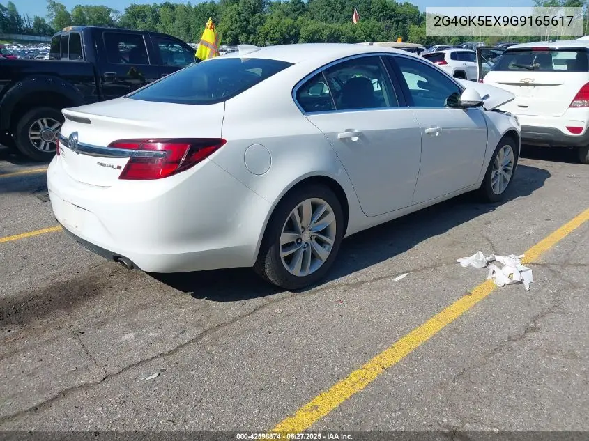 2016 Buick Regal Turbo VIN: 2G4GK5EX9G9165617 Lot: 42598874