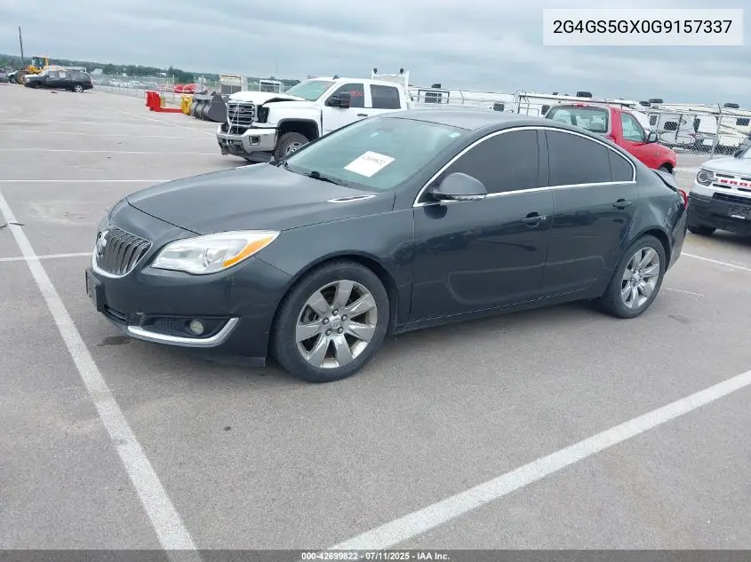 2016 Buick Regal Turbo Premium Ii VIN: 2G4GS5GX0G9157337 Lot: 42699822