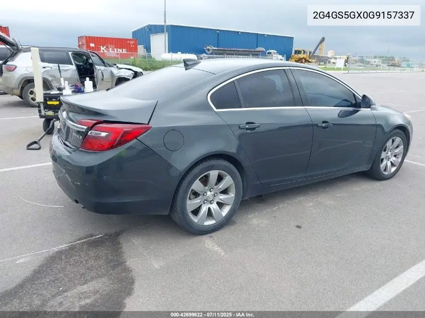 2016 Buick Regal Turbo Premium Ii VIN: 2G4GS5GX0G9157337 Lot: 42699822