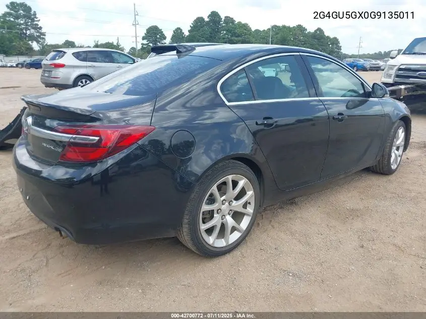 2016 Buick Regal Turbo Gs VIN: 2G4GU5GX0G9135011 Lot: 42700772