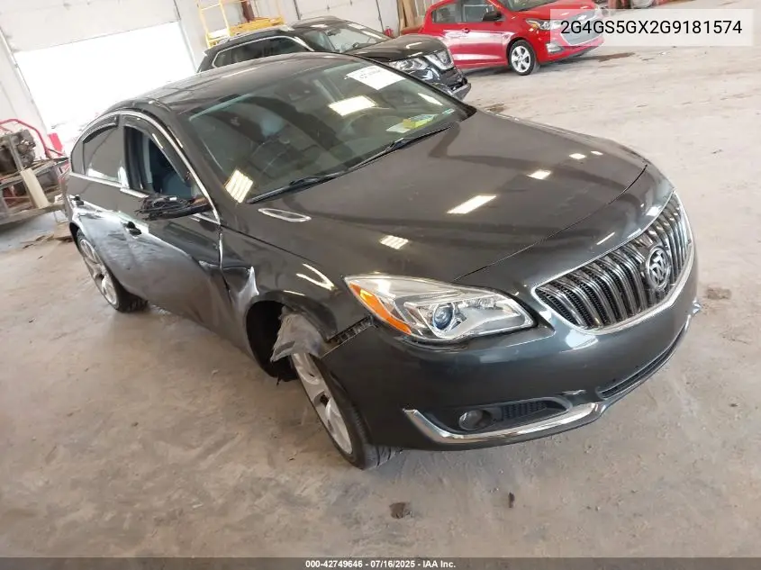 2016 Buick Regal Turbo Premium Ii VIN: 2G4GS5GX2G9181574 Lot: 42749646