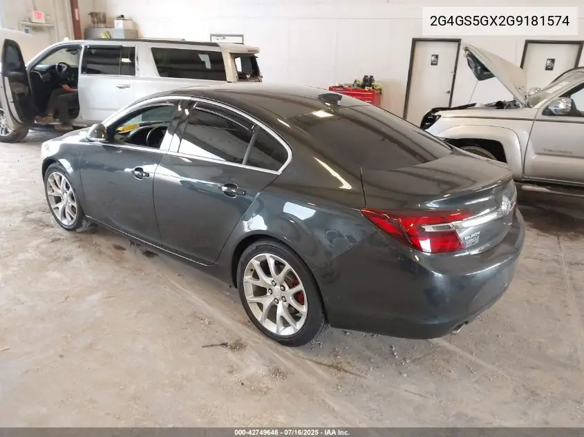 2016 Buick Regal Turbo Premium Ii VIN: 2G4GS5GX2G9181574 Lot: 42749646