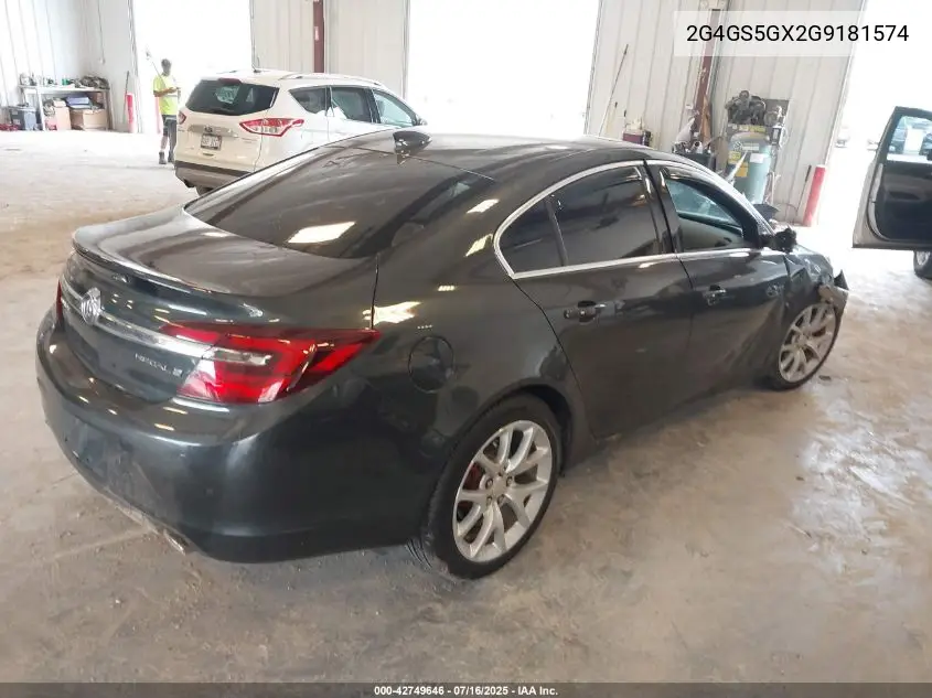 2016 Buick Regal Turbo Premium Ii VIN: 2G4GS5GX2G9181574 Lot: 42749646