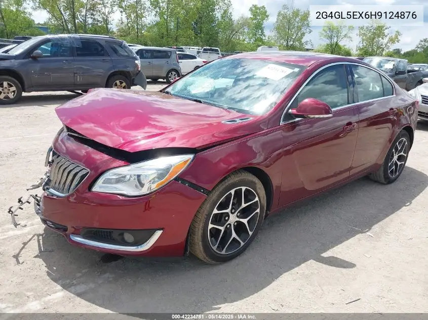 2017 Buick Regal Turbo Sport Touring VIN: 2G4GL5EX6H9124876 Lot: 42234781