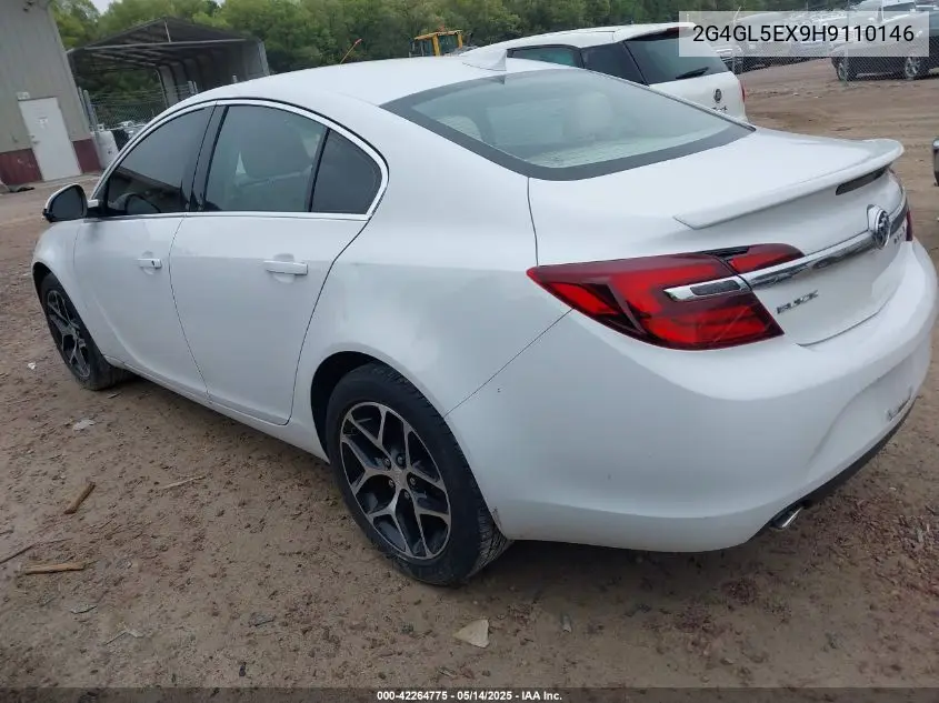 2017 Buick Regal Turbo Sport Touring VIN: 2G4GL5EX9H9110146 Lot: 42264775