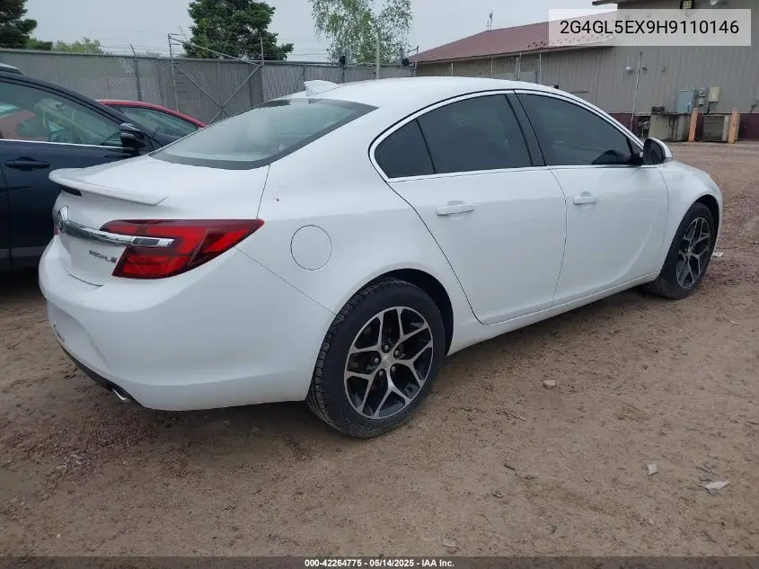 2017 Buick Regal Turbo Sport Touring VIN: 2G4GL5EX9H9110146 Lot: 42264775