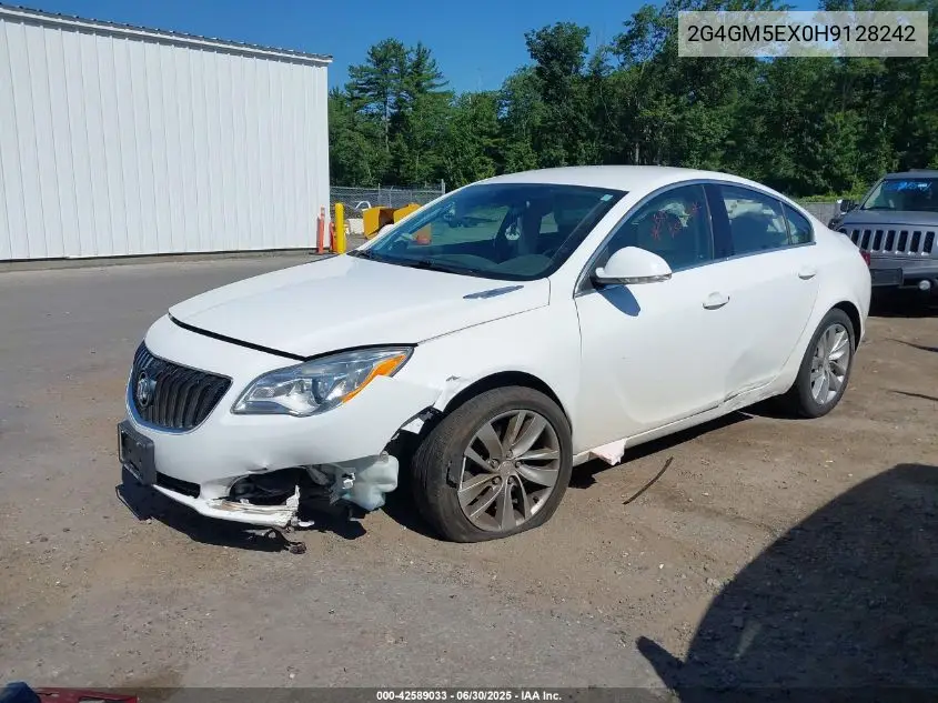 2017 Buick Regal Turbo VIN: 2G4GM5EX0H9128242 Lot: 42589033