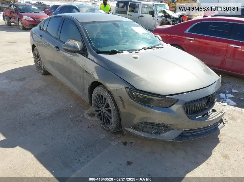 2018 Buick Regal Sportback Preferred Ii VIN: W04GM6SX1J1130181 Lot: 41640528
