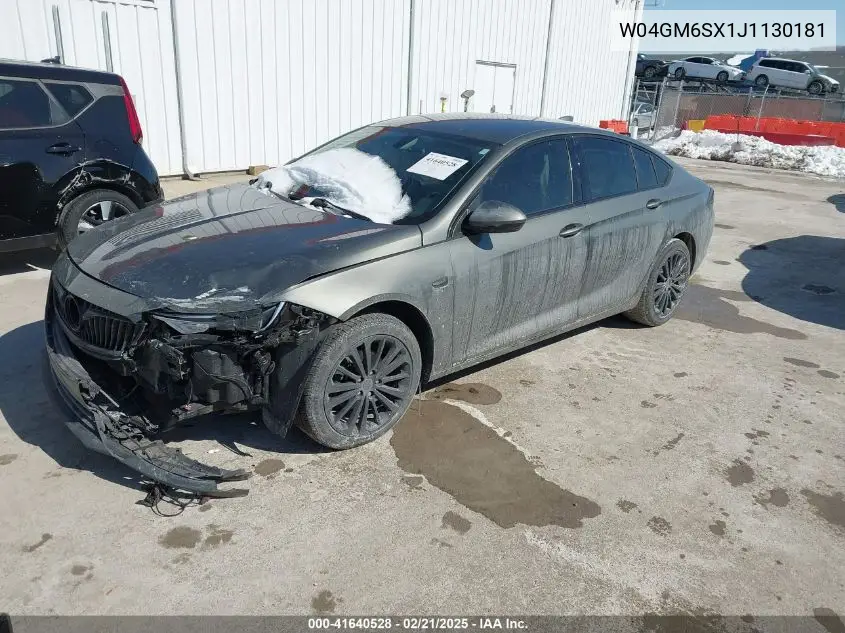 2018 Buick Regal Sportback Preferred Ii VIN: W04GM6SX1J1130181 Lot: 41640528