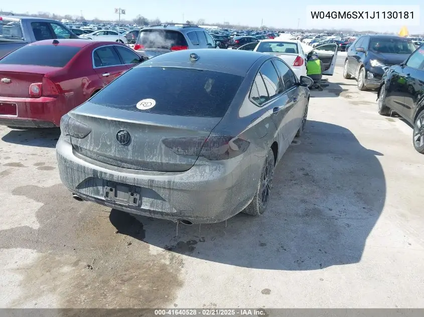 2018 Buick Regal Sportback Preferred Ii VIN: W04GM6SX1J1130181 Lot: 41640528