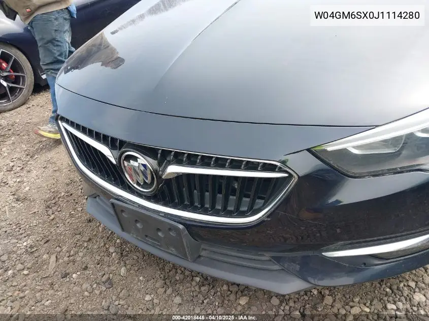 2018 Buick Regal Sportback Preferred Ii VIN: W04GM6SX0J1114280 Lot: 42018446