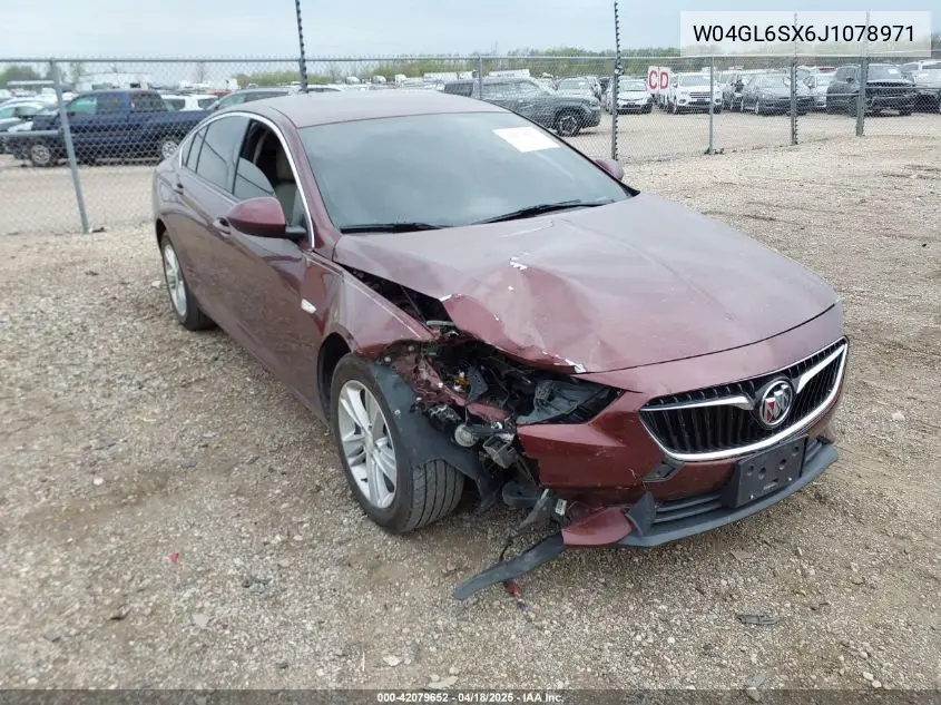 2018 Buick Regal Sportback Preferred VIN: W04GL6SX6J1078971 Lot: 42079652