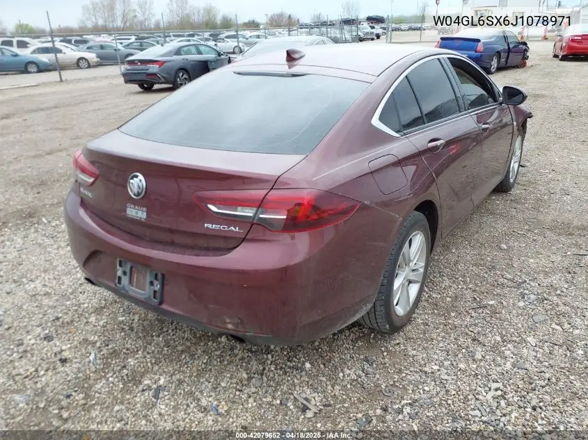 2018 Buick Regal Sportback Preferred VIN: W04GL6SX6J1078971 Lot: 42079652