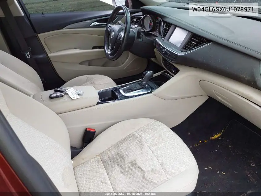 2018 Buick Regal Sportback Preferred VIN: W04GL6SX6J1078971 Lot: 42079652