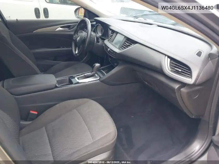 2018 Buick Regal Sportback Preferred VIN: W04GL6SX4J1136480 Lot: 42472510