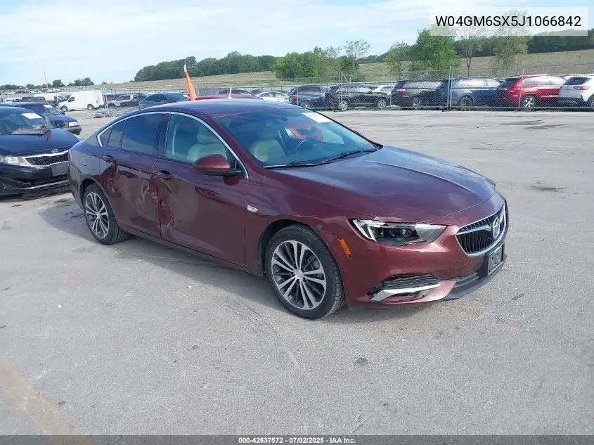 2018 Buick Regal Sportback Preferred Ii VIN: W04GM6SX5J1066842 Lot: 42637572