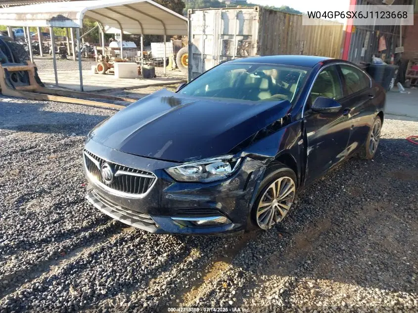 2018 Buick Regal Sportback Essence VIN: W04GP6SX6J1123668 Lot: 42718389