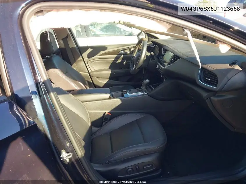 2018 Buick Regal Sportback Essence VIN: W04GP6SX6J1123668 Lot: 42718389