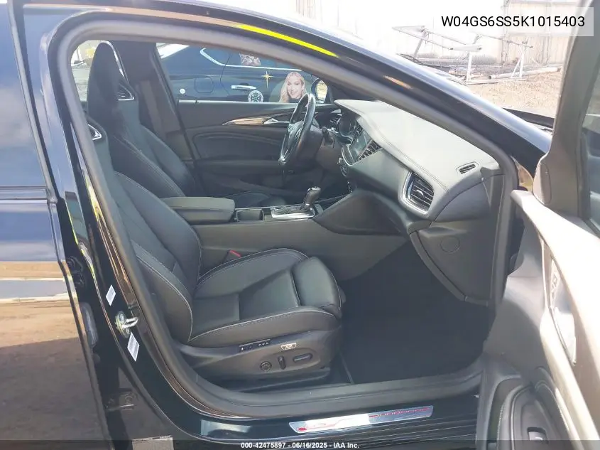 2019 Buick Regal Sportback Awd Gs VIN: W04GS6SS5K1015403 Lot: 42475897