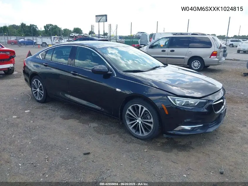 2019 Buick Regal Sportback Fwd Preferred Ii VIN: W04GM6SXXK1024815 Lot: 42555804