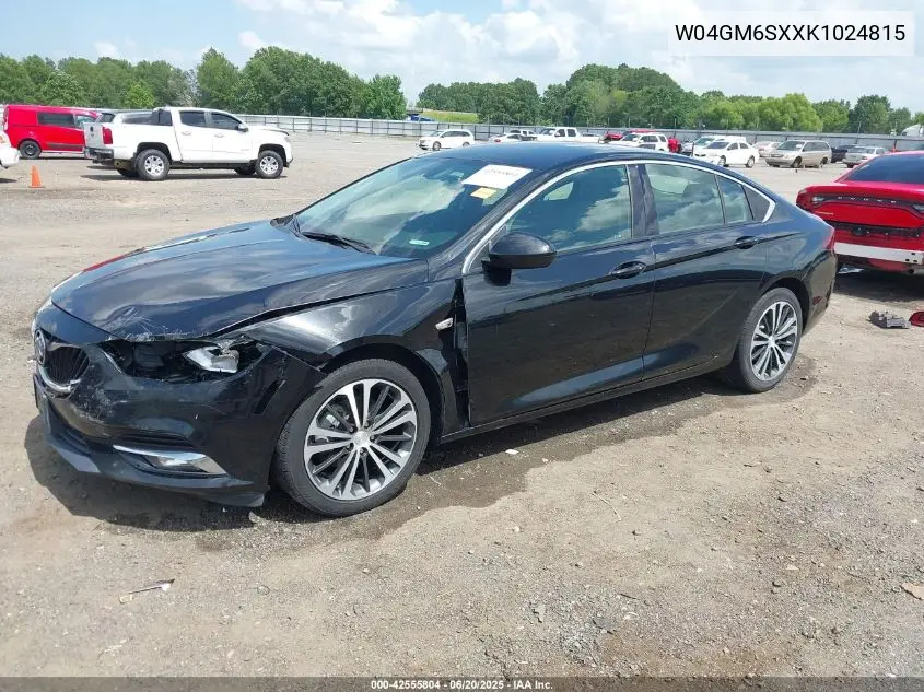 2019 Buick Regal Sportback Fwd Preferred Ii VIN: W04GM6SXXK1024815 Lot: 42555804