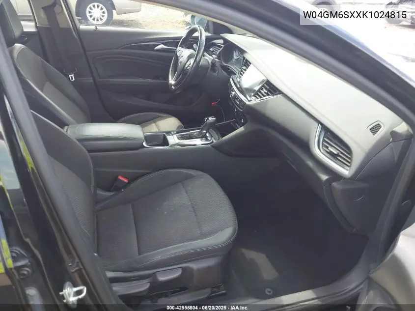 2019 Buick Regal Sportback Fwd Preferred Ii VIN: W04GM6SXXK1024815 Lot: 42555804