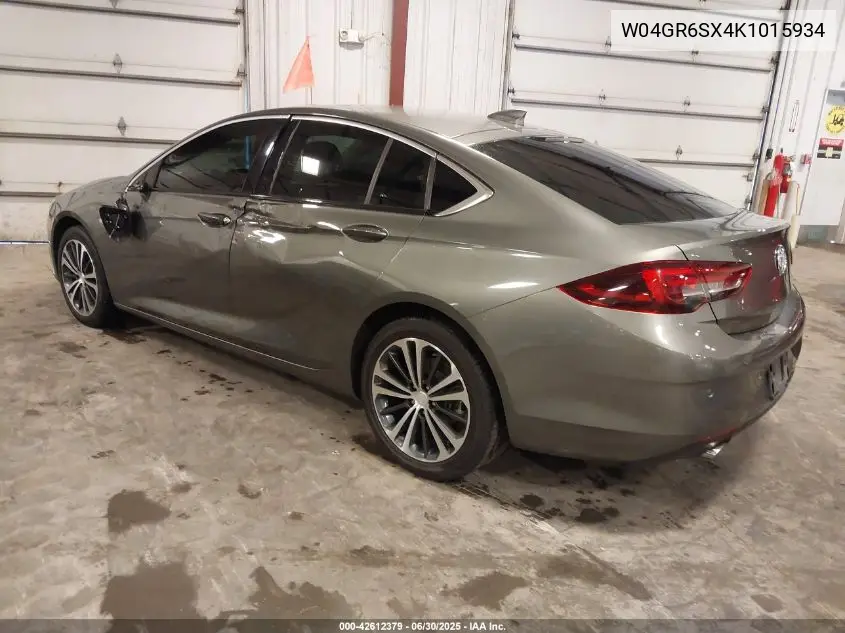 2019 Buick Regal Essence VIN: W04GR6SX4K1015934 Lot: 42612379