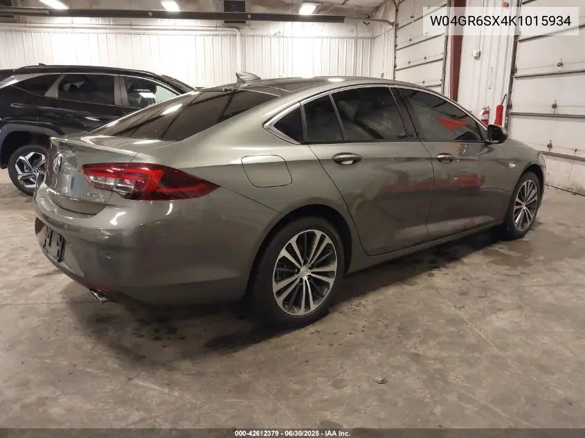 2019 Buick Regal Essence VIN: W04GR6SX4K1015934 Lot: 42612379