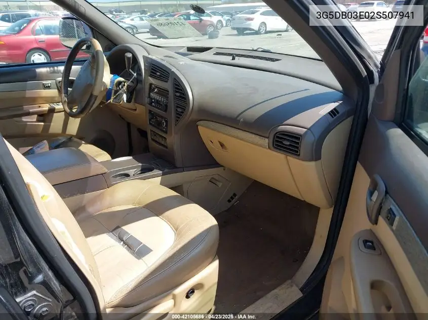 2002 Buick Rendezvous Cxl VIN: 3G5DB03E02S507941 Lot: 42105686